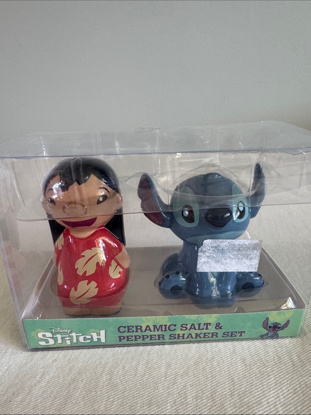 Disney Lilo & Stitch Ceramic Shaker Set - Blue & Red